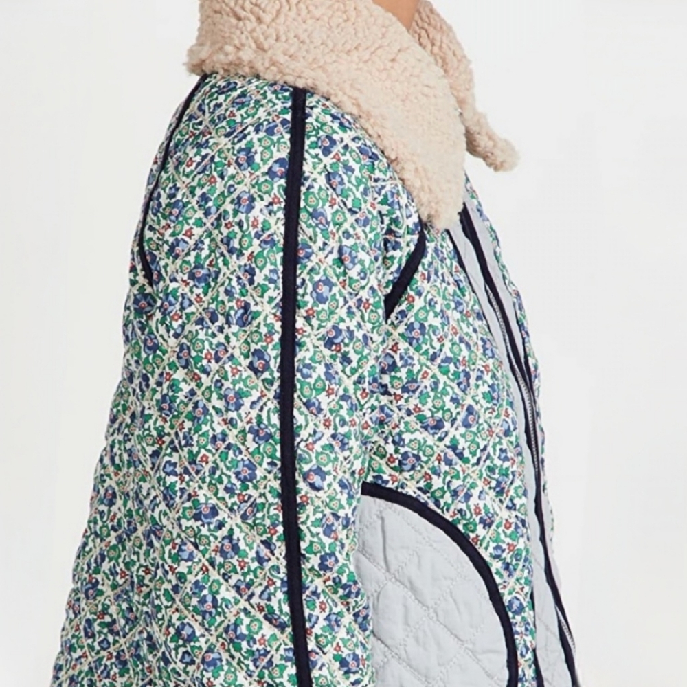 The Great. Reversible Quilted Jacket 2/M - Picture 4 of 4